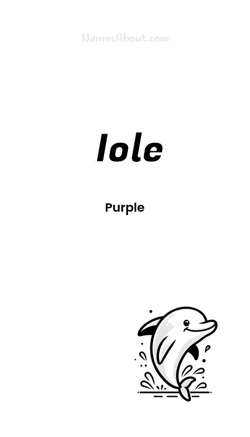 Meaning of Iole