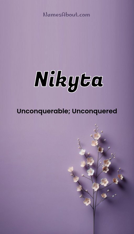 Meaning of Nikyta