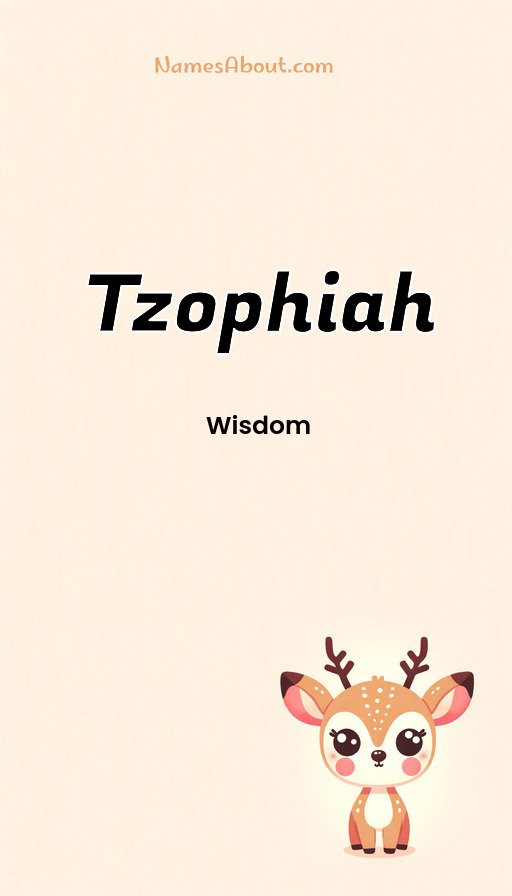 Meaning of Tzophiah