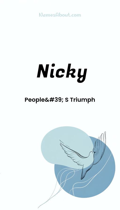 Meaning of Nicky