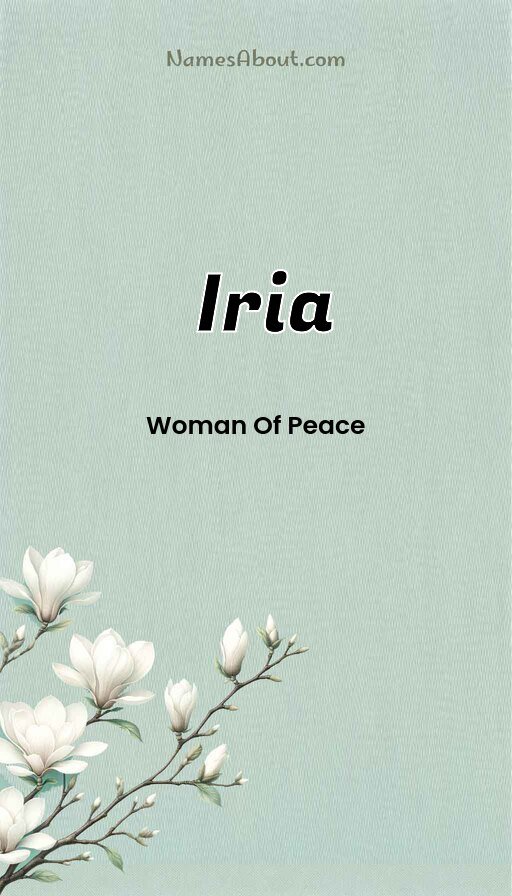 Meaning of Iria