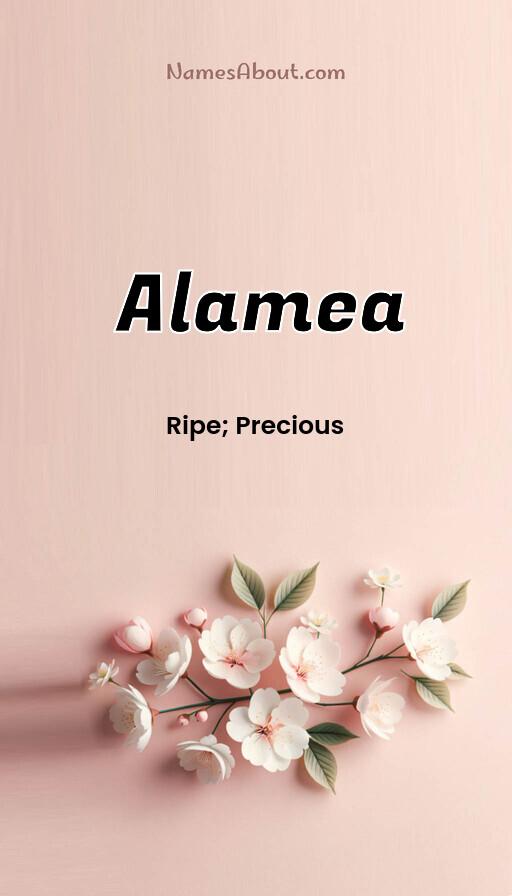 Alamea name and meaning