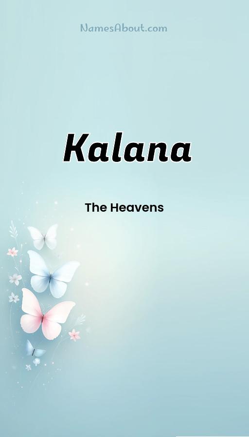 Meaning of Kalana