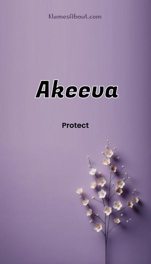 Akeeva name and meaning