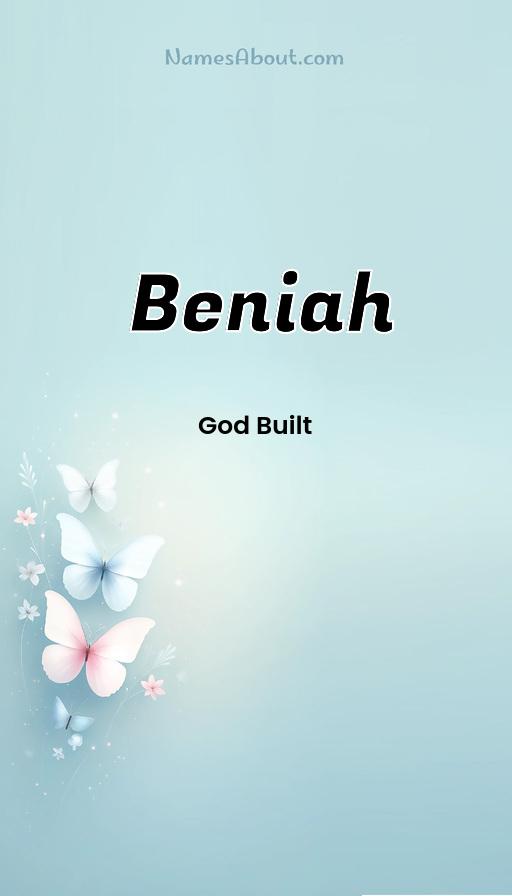 Illustration of Beniah