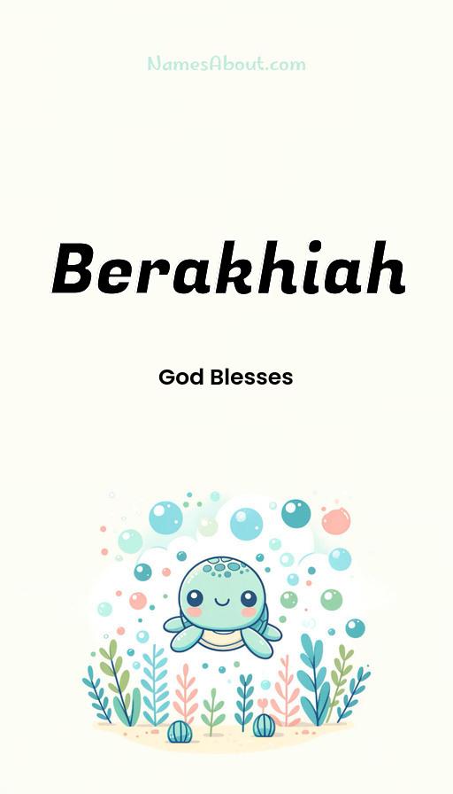 Illustration of Berakhiah