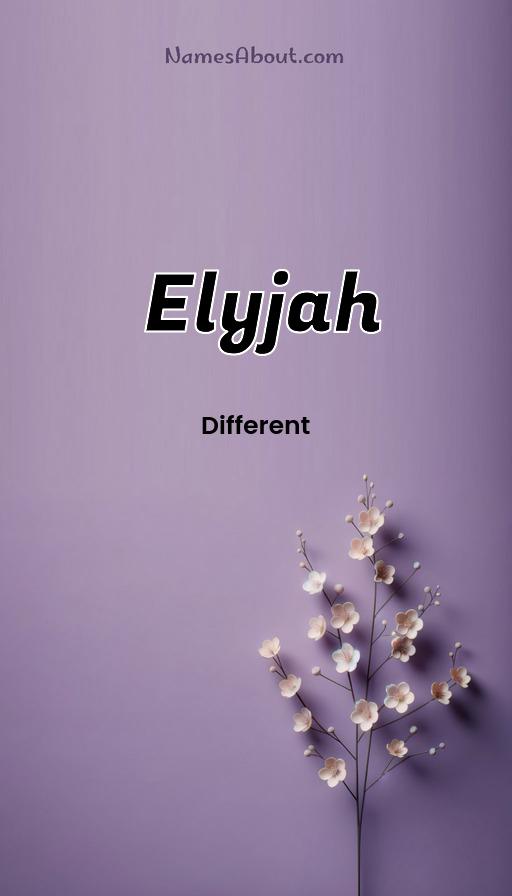 Illustration of Elyjah