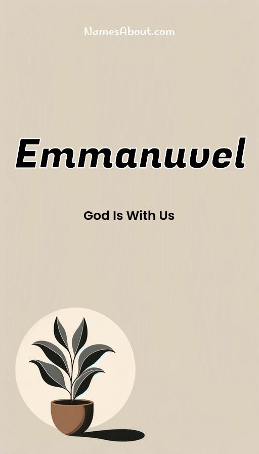 Emmanuvel name and meaning