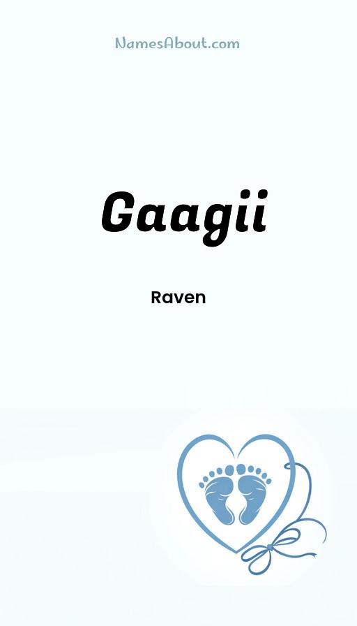 Illustration of Gaagii