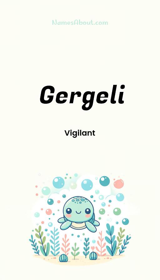 Illustration of Gergeli