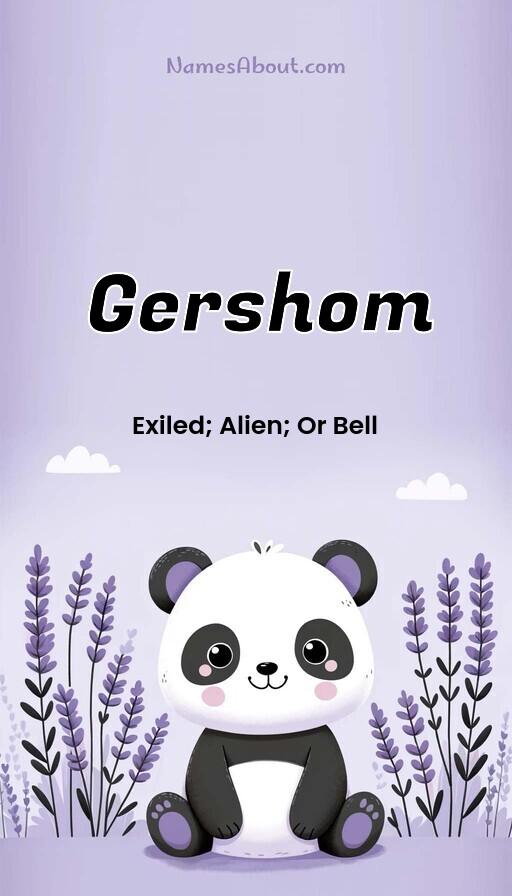 Illustration of Gershom