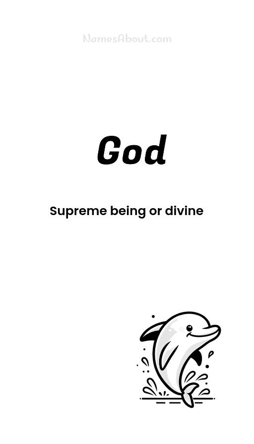 Illustration of God