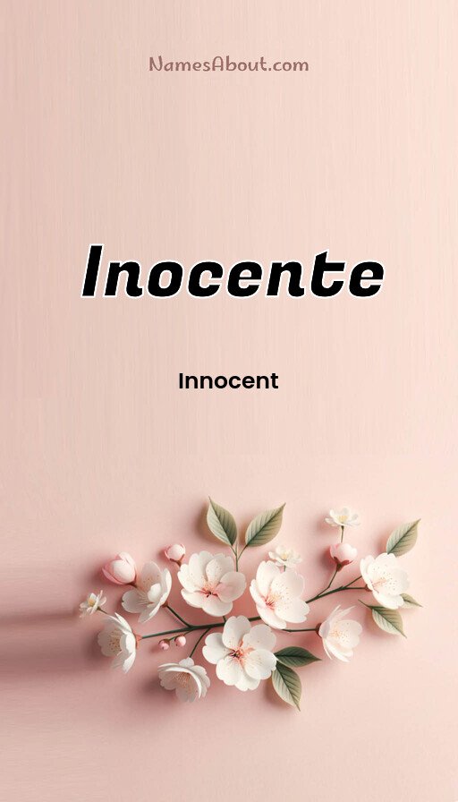 Meaning of Inocente
