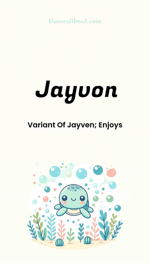 Illustration of Jayvon