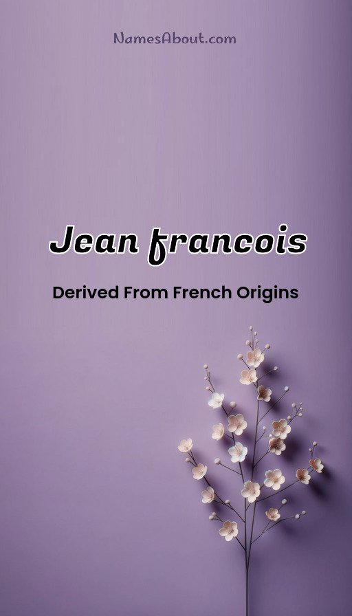 Meaning of Jean francois