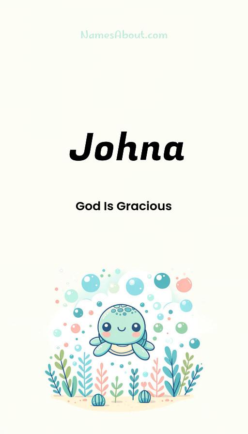 Johna name and meaning