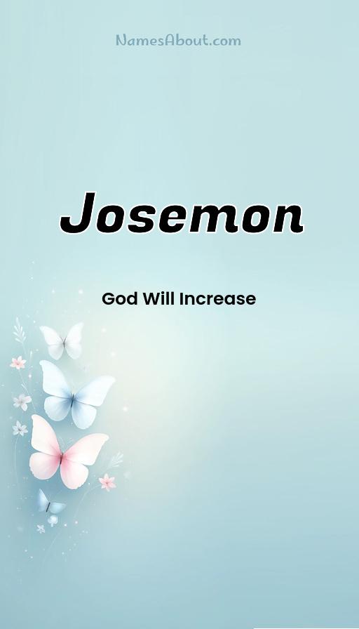 Josemon name and meaning