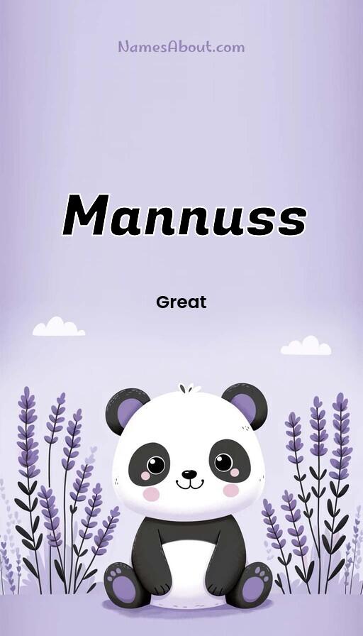 Mannuss name and meaning