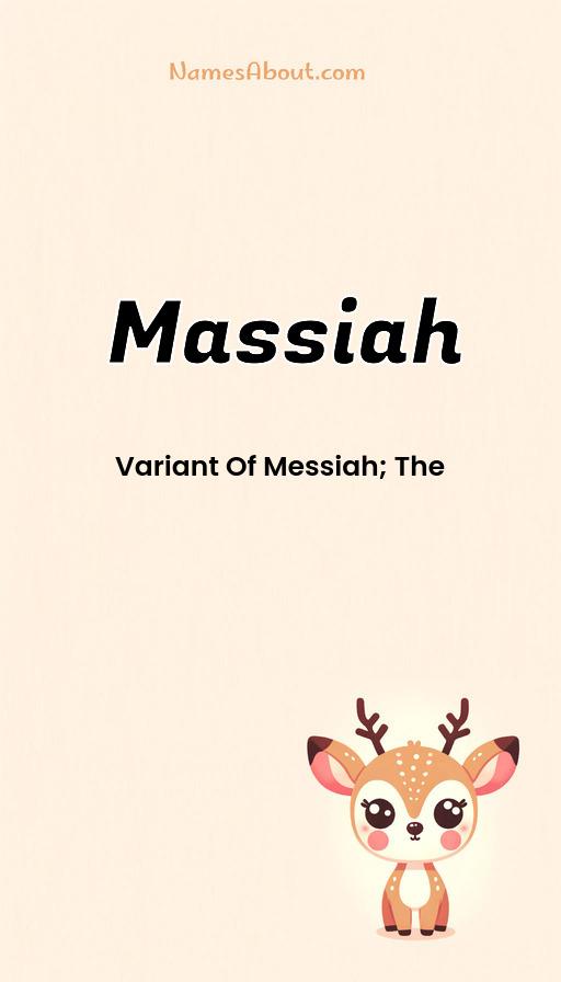 Illustration of Massiah