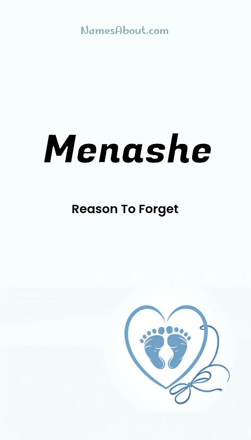 Meaning of Menashe