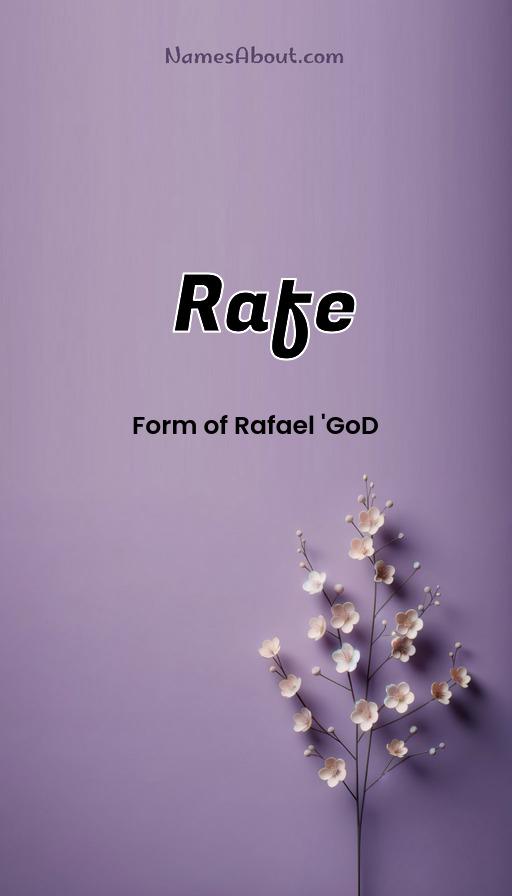 Rafe name and meaning