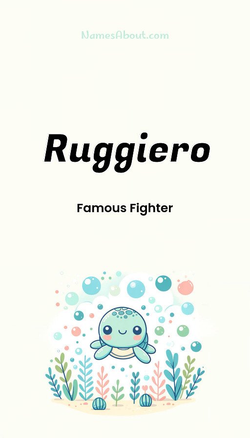 Meaning of Ruggiero