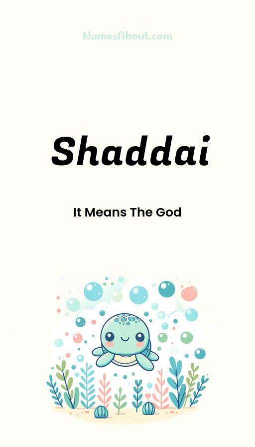 Illustration of Shaddai