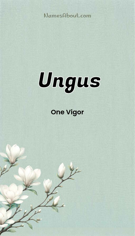 Meaning of Ungus