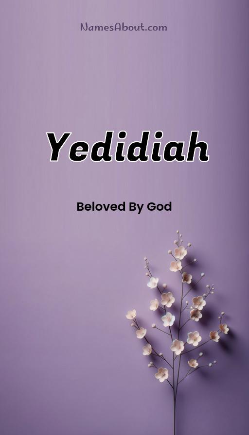 Illustration of Yedidiah