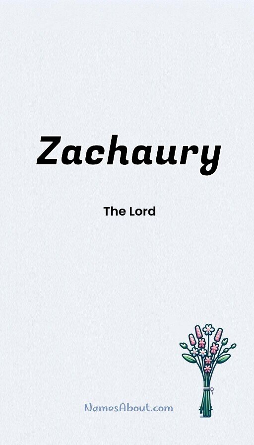 Meaning of Zachaury