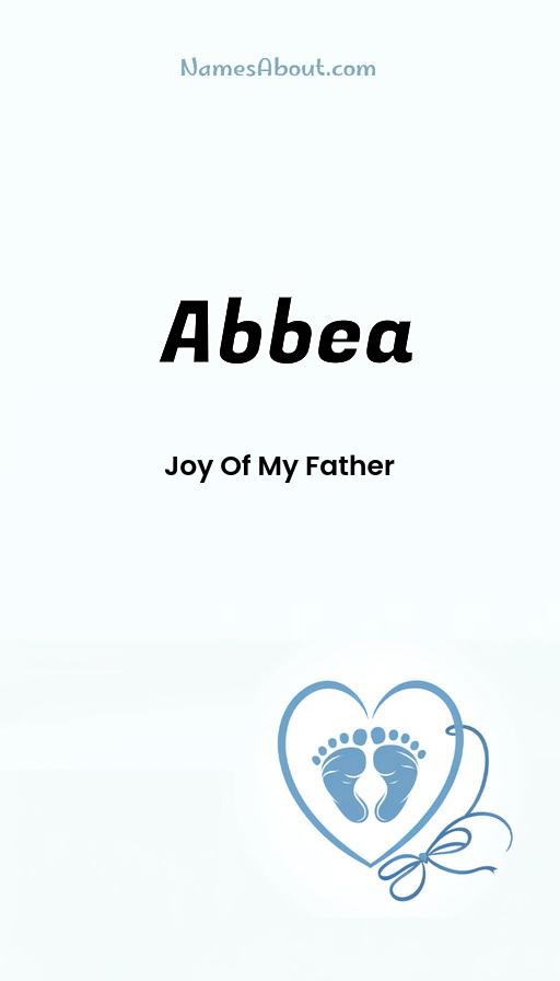 Abbea name and meaning