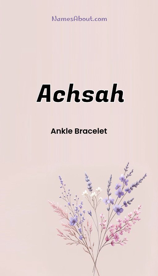 Meaning of Achsah