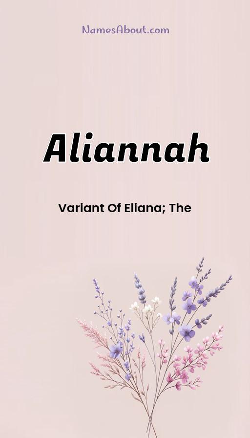 Illustration of Aliannah