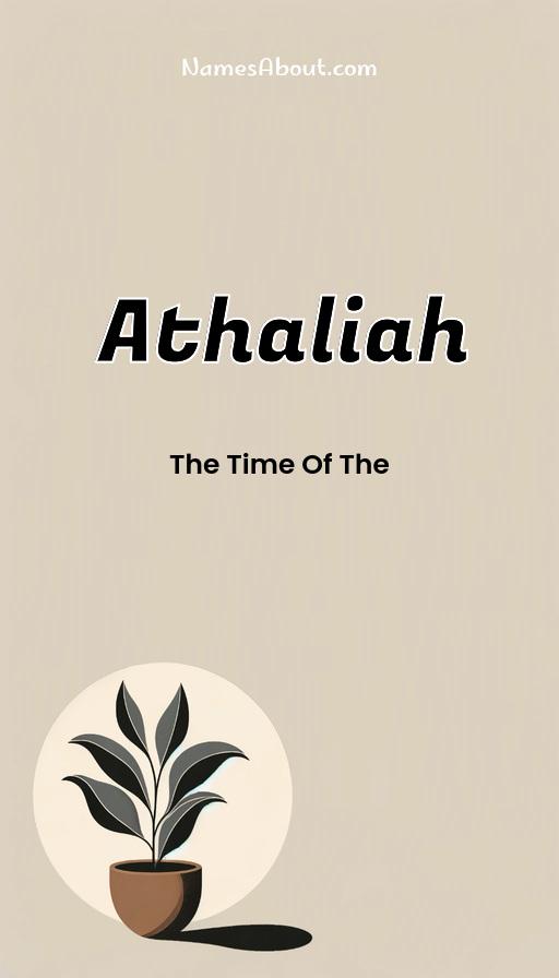 Illustration of Athaliah