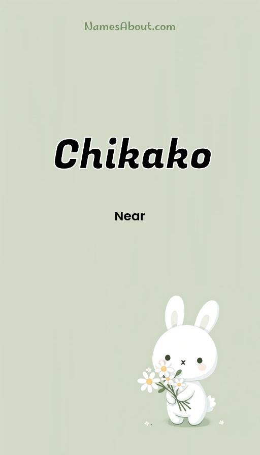 Chikako name and meaning