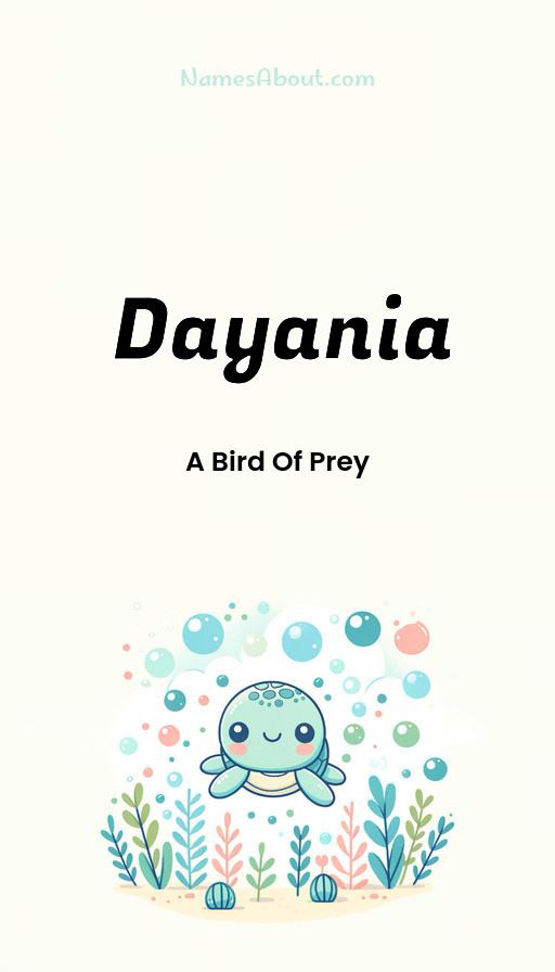 Illustration of Dayania