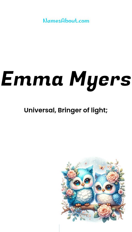 Meaning of Emma myers