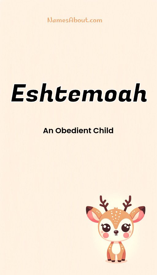 Meaning of Eshtemoah