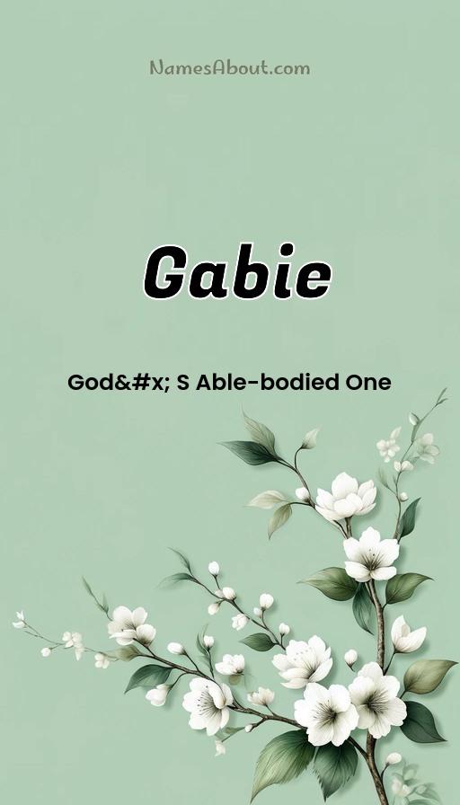 Illustration of Gabie