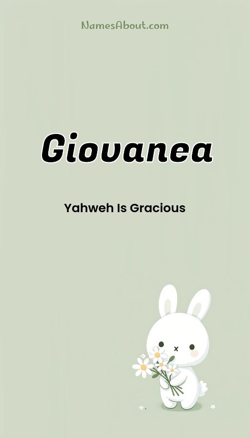 Meaning of Giovanea