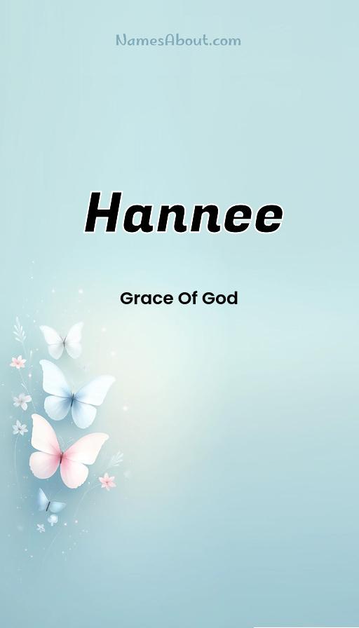 Hannee name and meaning