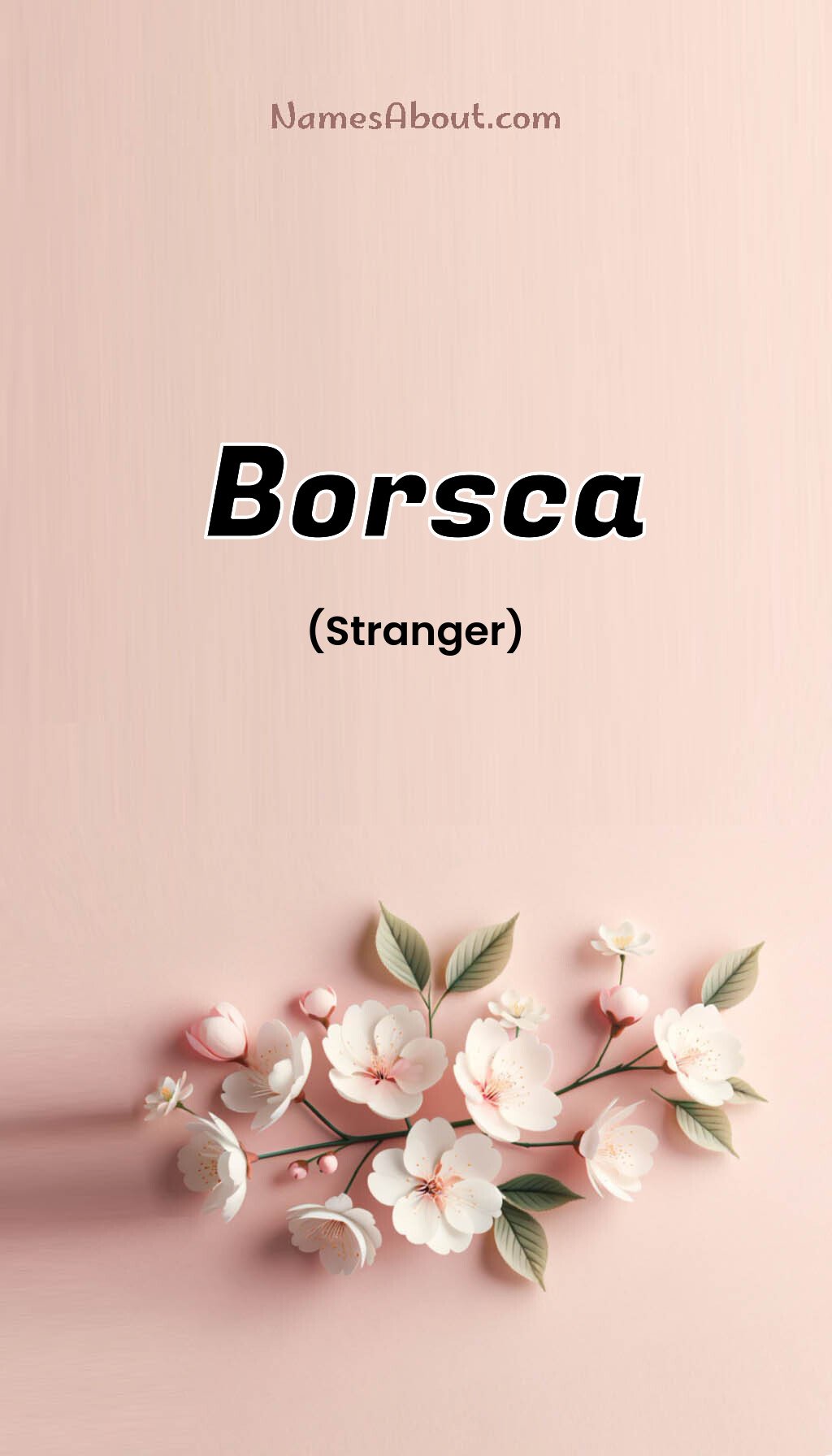 Borsca name and meaning