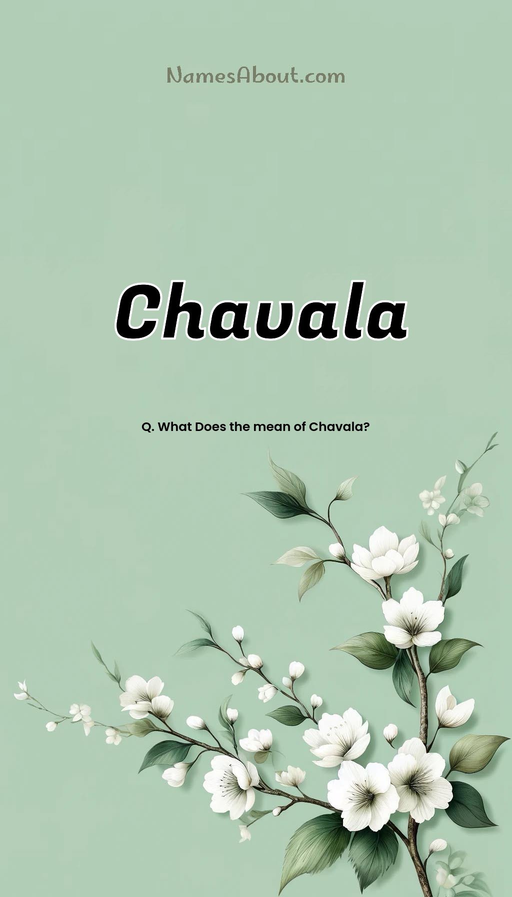 Chavala name and meaning