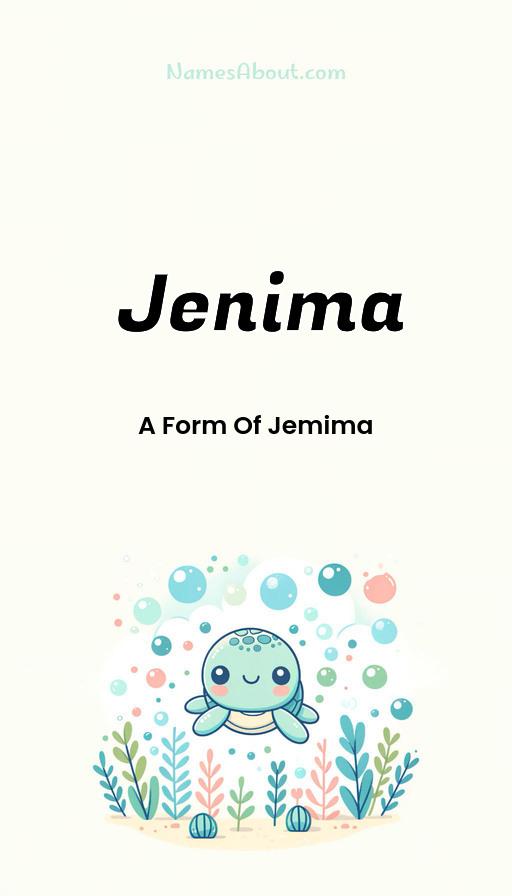 Jenima name and meaning