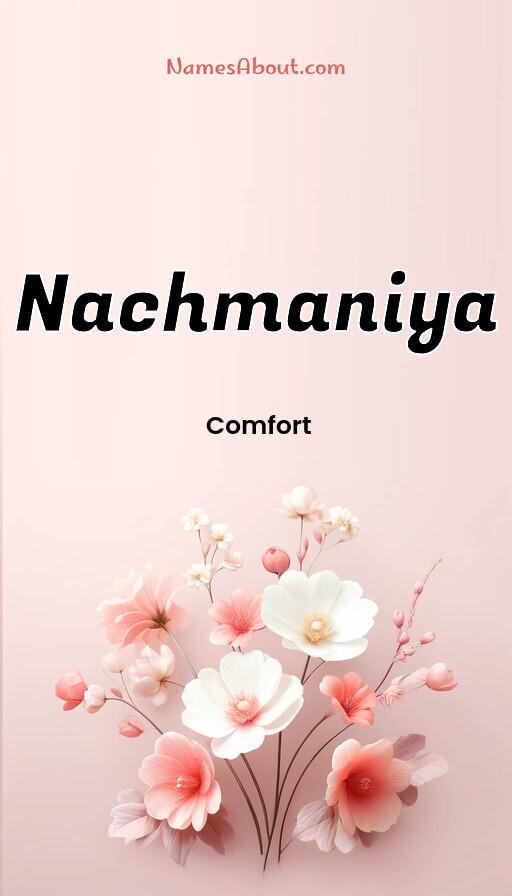 Meaning of Nachmaniya