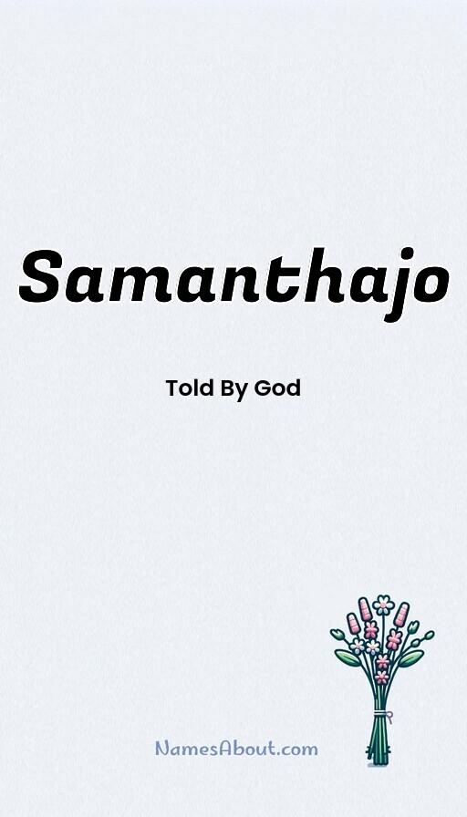 Samanthajo name and meaning