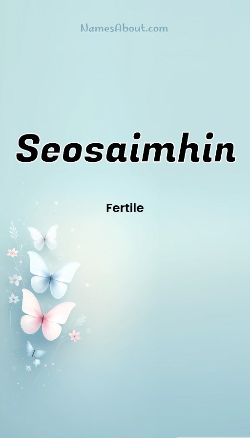 Meaning of Seosaimhin