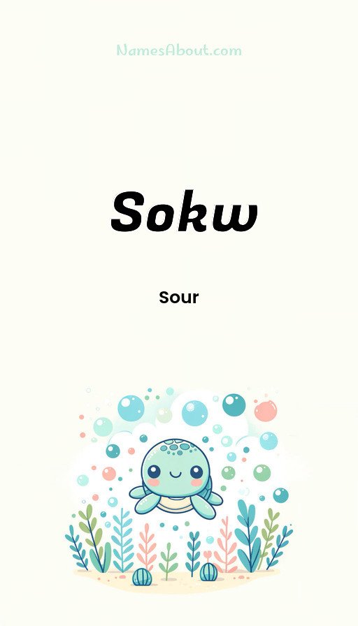 Meaning of Sokw