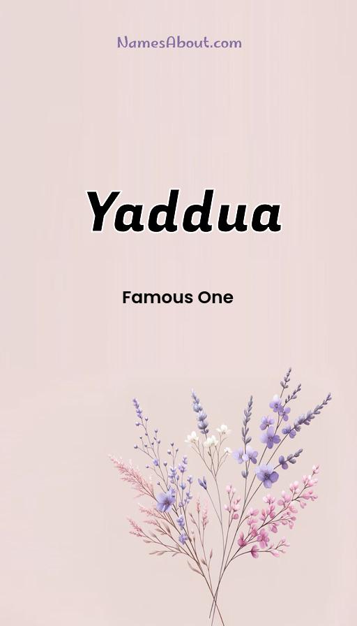 Illustration of Yaddua