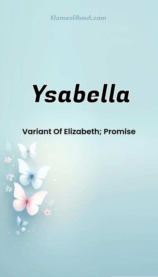 Illustration of Ysabella